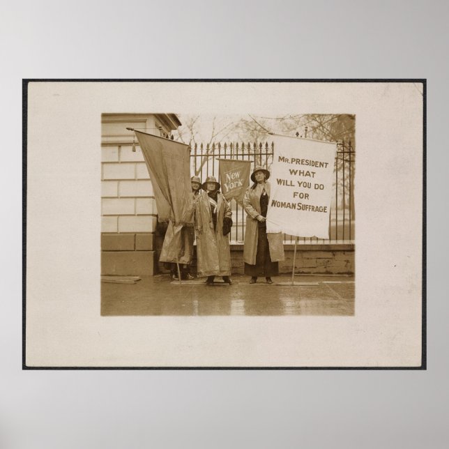 Póster Sufrágio feminino (Frente)