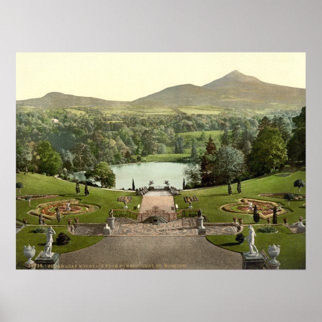 Poster Sugar Loaf Mountain, County Wicklow, Irlanda (Frente)