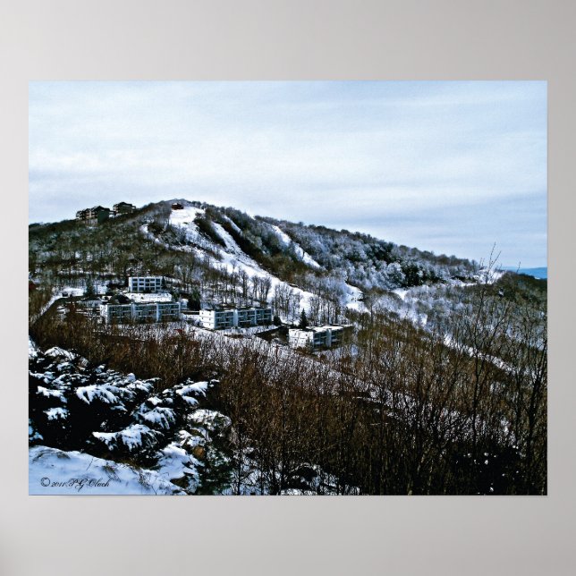 Poster Sugar Mountain, Carolina do Norte (Frente)