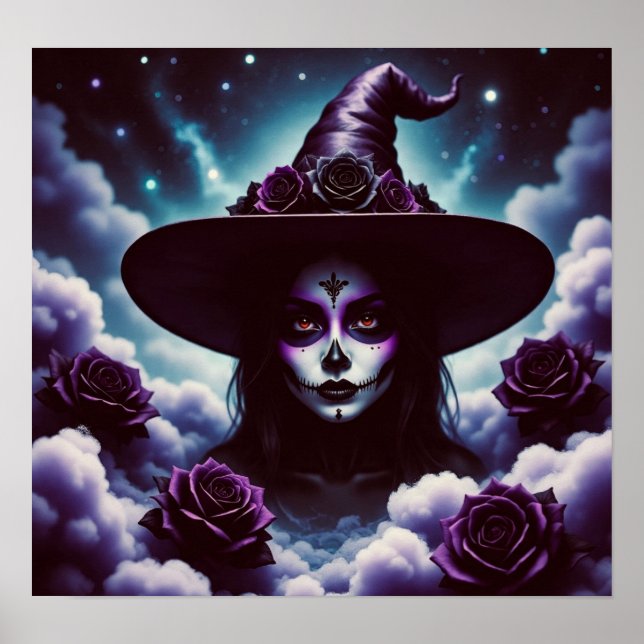 Poster SugarSkullWitch (Frente)