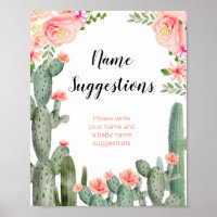 Sugestões do Nome Floral do Cactus Verde