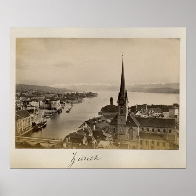 Póster Suiça 1908, Zurique (Frente)