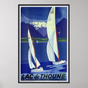 Poster Suiça do vintage -