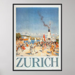 Poster Suiça do vintage -