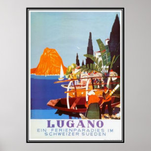 Poster Suiça do vintage -