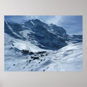 Póster Suiça Jungfrau, Kleine Scheidegg