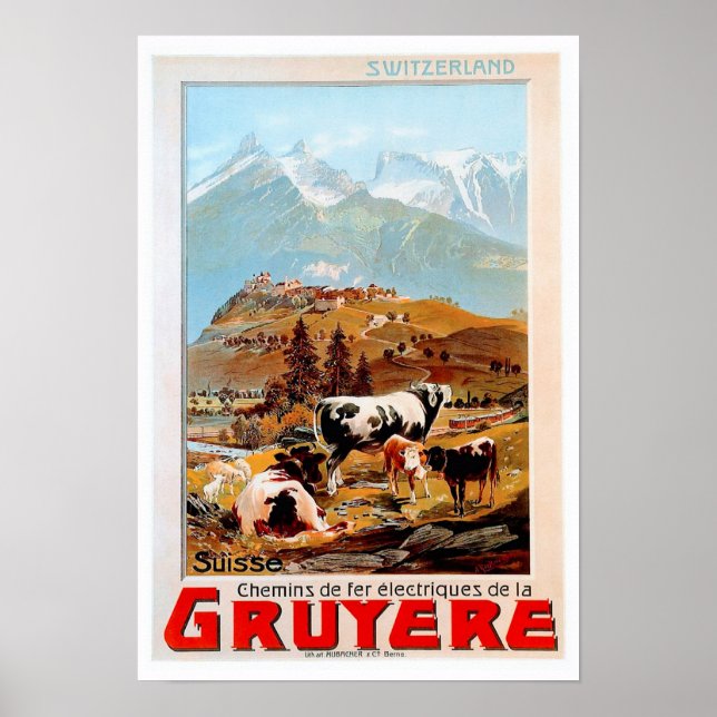 Poster Suiça Mountain (Frente)