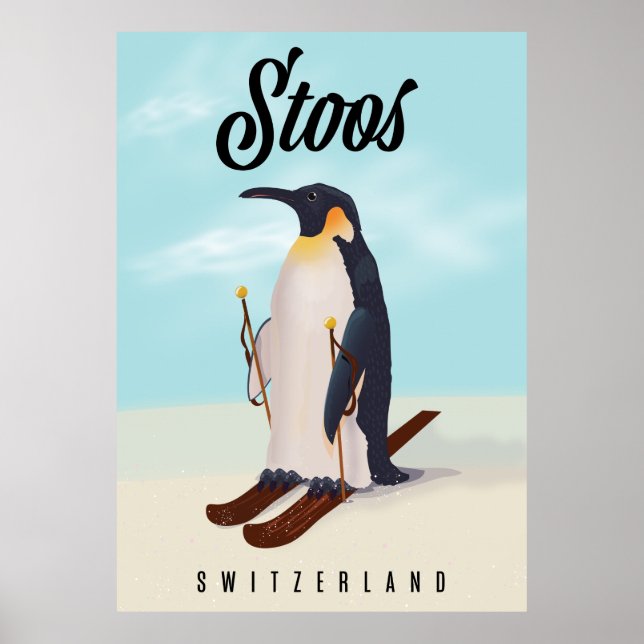 Poster Suiça Stoos (Frente)