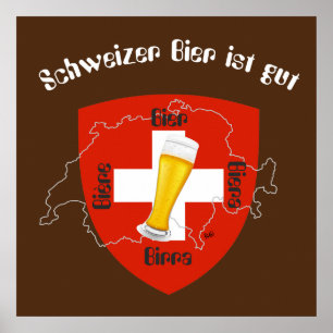 Poster Suíça, Suisse, Svizzera, Svizra, Switzerland