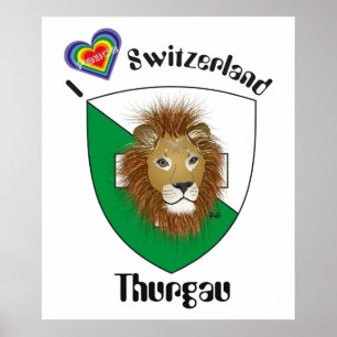 Póster Suíça, Suisse, Svizzera, Svizra, Switzerland