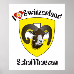 Póster Suíça, Suisse, Svizzera, Svizra, Switzerland
