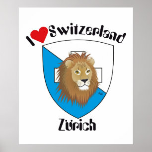 Poster Suíça, Suisse, Svizzera, Svizra, Switzerland