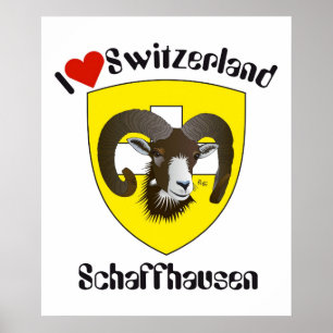 Poster Suíça, Suisse, Svizzera, Svizra, Switzerland