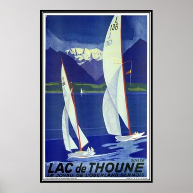 Poster Suiça Vintage - (Frente)