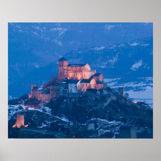 Poster SUIÇA, Wallis/Valais, SION: Basilique de (Frente)