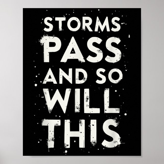 Poster Suicide Awareness Depression Anxiety Mental Health (Frente)