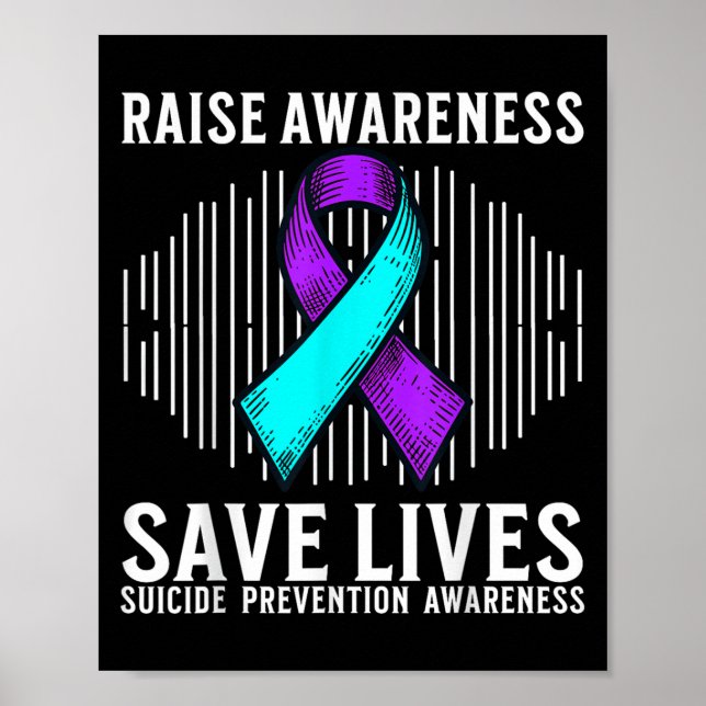 Poster Suicide Awareness Suprt Suicide Prevention Awarene (Frente)
