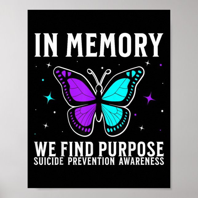 Poster Suicide Awareness Suprt Suicide Prevention Awarene (Frente)