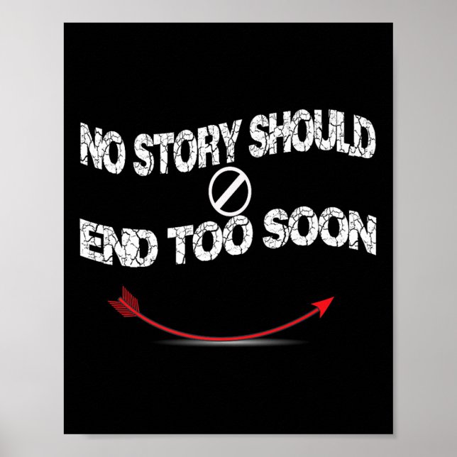 Poster Suicide Prevention Awareness ,no Story Should End  (Frente)