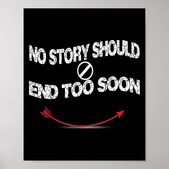 Poster Suicide Prevention Awareness ,no Story Should End  (Frente)