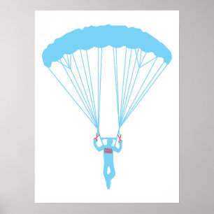 Póster suicídio skydive