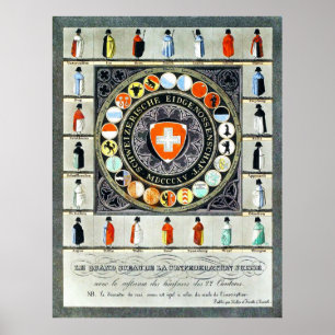Poster suíço medieval