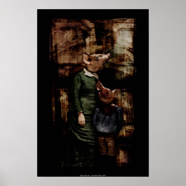 Póster Suínos na cidade (Frente)