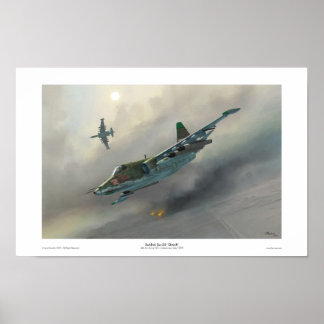 Póster Sukhoi Su-25 "Grach"