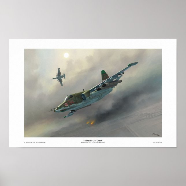 Póster Sukhoi Su-25 "Grach" (Frente)