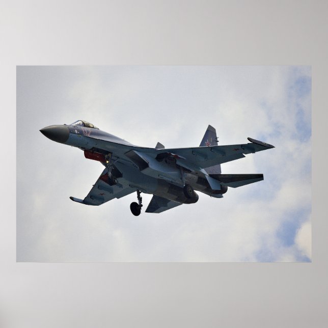 Poster Sukhoi Su-35S (Frente)