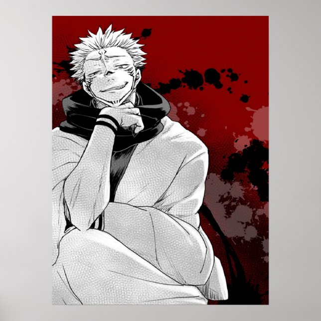 POSTER SUKUNA JUJUTSU KAISEN (Frente)