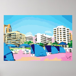 PÓSTER SUL BEACH, MIAMI, FLORIDA