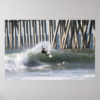 Poster Sul de Huntiungton Beach Pier