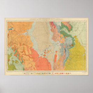 Póster Sul do Colorado Central e Parte do Novo México