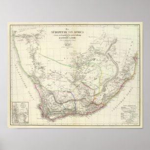 Poster Sul v África - África do Sul