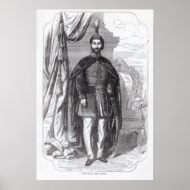 Poster Sultan Abdul Medjid (Frente)