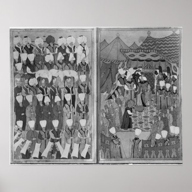 Poster Sultan Ahmed III Distribuindo Dinheiro (Frente)