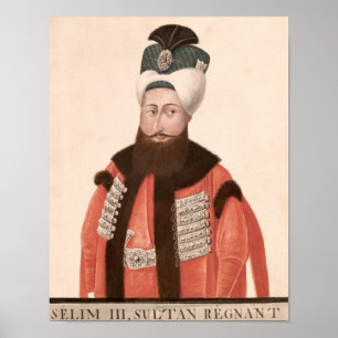 Póster Sultan Selim III 18th-19th century
