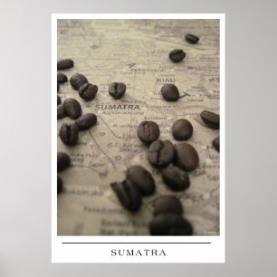 Poster Sumatra - Enviar arte de café