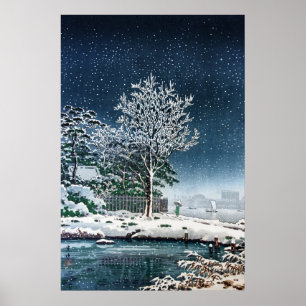 Poster Sumidagawa Suijin Forest por Tsuchiya Koitsu