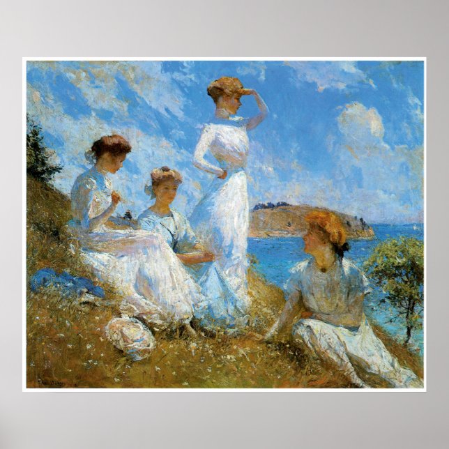 Póster Summer, 1909 Frank Weston Benson (Frente)