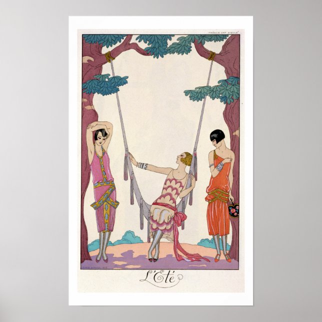 Póster Summer, de "Gazette du Bon Ton", 1925 (Frente)