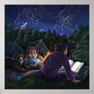 Póster Summer Knights