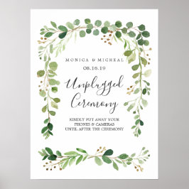 Poster Summer Meadow | Sinal de Cerimônia de Casamento De