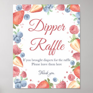Poster Summer Sweet Berry - Fralda Raffle