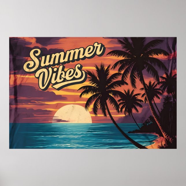 Poster Summer Vibes (Frente)
