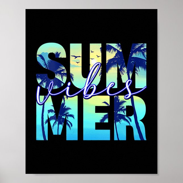 Poster Summer Vibes Familiares Férias RaparigasTrip Corre (Frente)