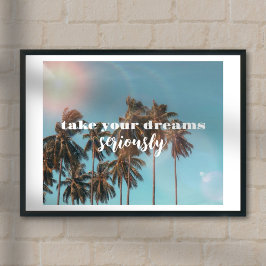Poster Summer vibes sonha asas praia aspas palmeiras post