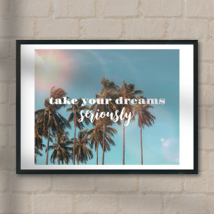 Poster Summer vibes sonha asas praia aspas palmeiras post
