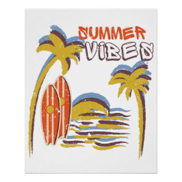 Póster Summer Vibes Vacage